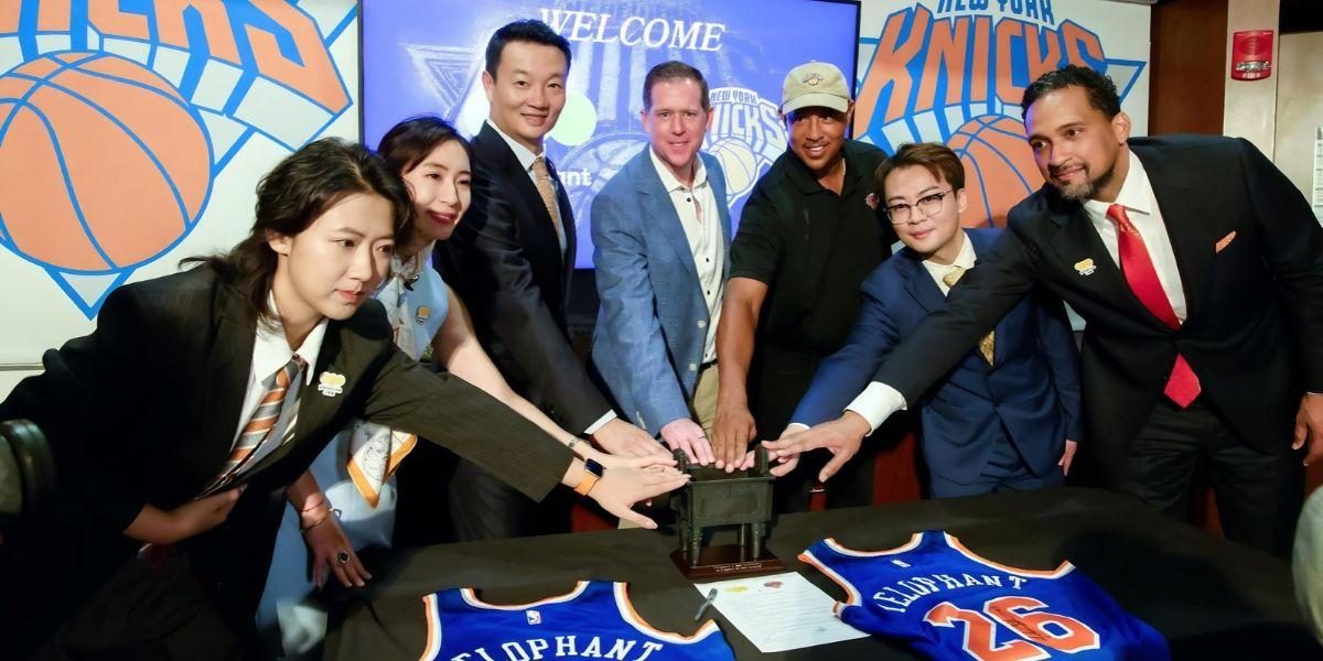 YELOPHANT Is Officially Announced as a Partner of the New York Knicks